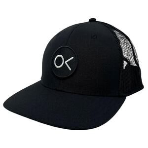 Outerknown by Kelly Slater Men's OK Patch Snapback Trucker Hat Cap in Black